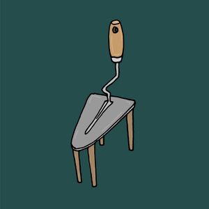 Brick trowel chair