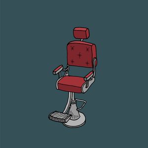 Silver blood barberchair