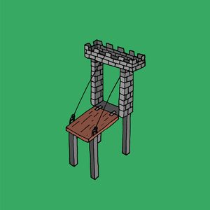 Drawbridge castle chair