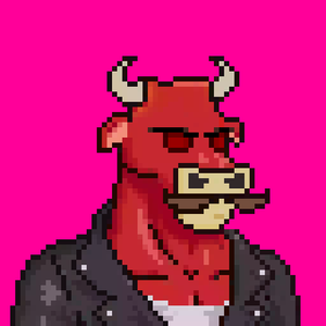 Pixel Bull-#206