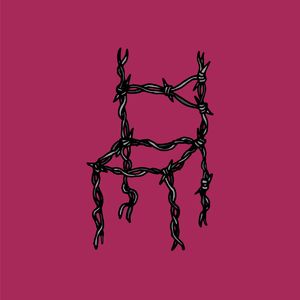 Barbed wire chair