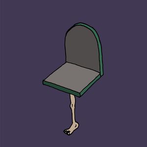 One man's leg chair