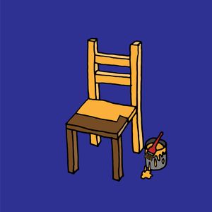 Brush and chair
