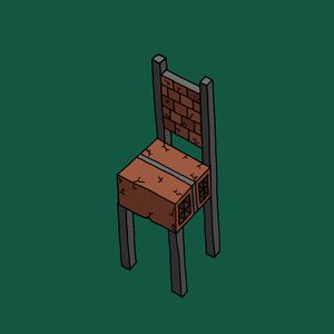 2 bricks chair