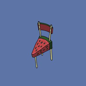 Watermelon slice chair