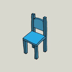 Blue chair