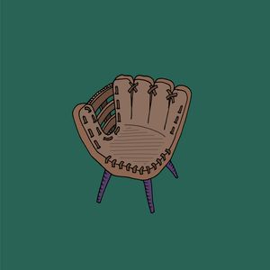 Baseball glove chair