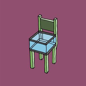 Empty aquarium chair