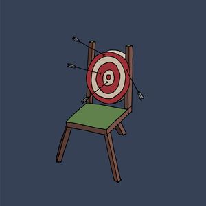 Archery target chair