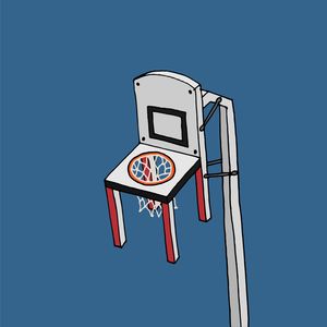 Basketball hoop chair