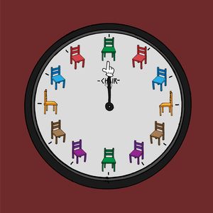 Chair clock - Midnight