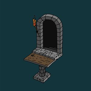 Dungeon entrance chair