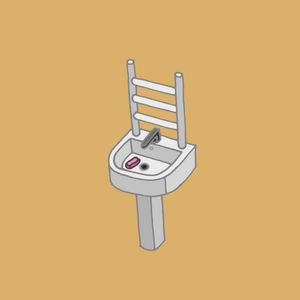 Bathroom sink chair