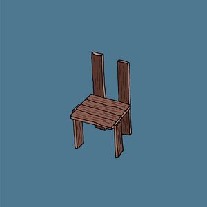 Wood planks house chair