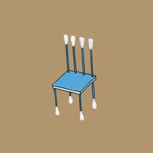 Cotton swab chair