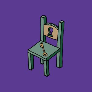 key and lock chair