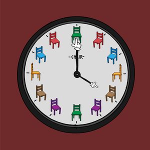 Chair clock - 04:00 AM