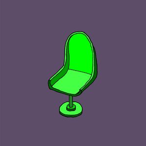  Fluorescent coziness chair