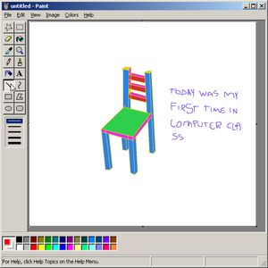 Computer class chair