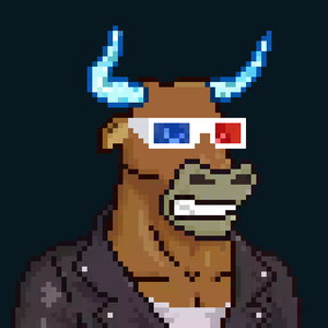 Pixel Bull-#201