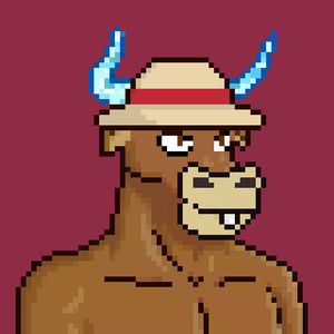 Pixel Bull-#123