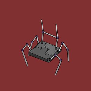 Steel spider chair