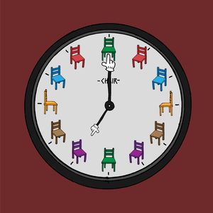 Chair clock - 07:00 AM