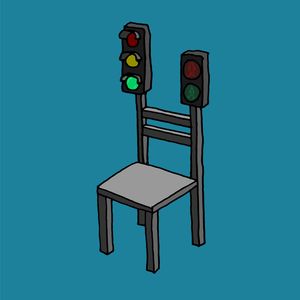 Traffic lights chair